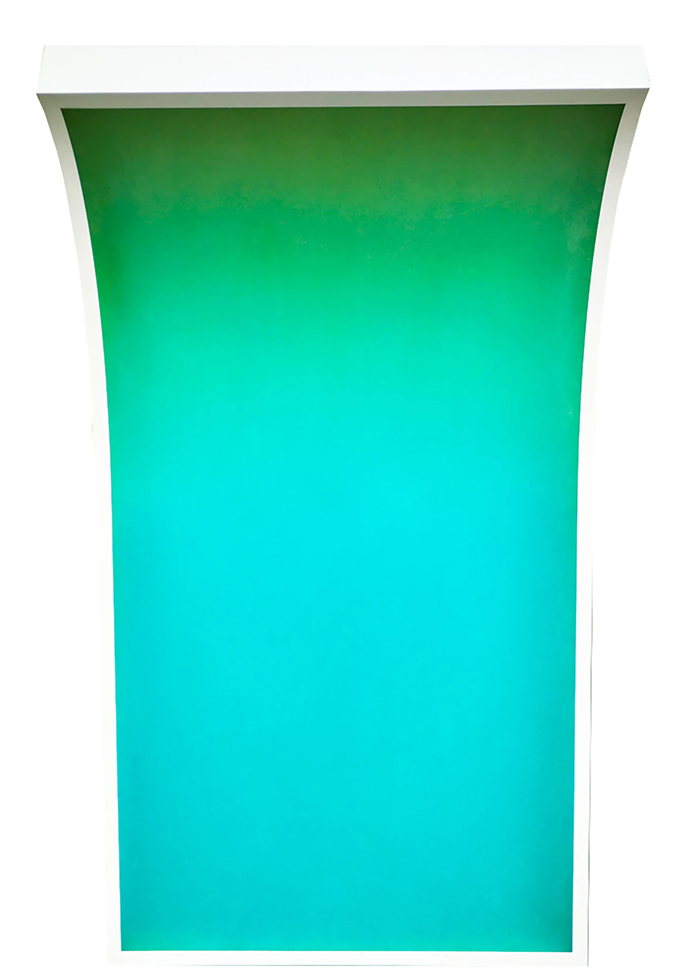 Peter Gronquist, "Master Cleanse." 2016. Acrylic, Oil, Spray Paint, Steel Frame. 48 x 72 in.