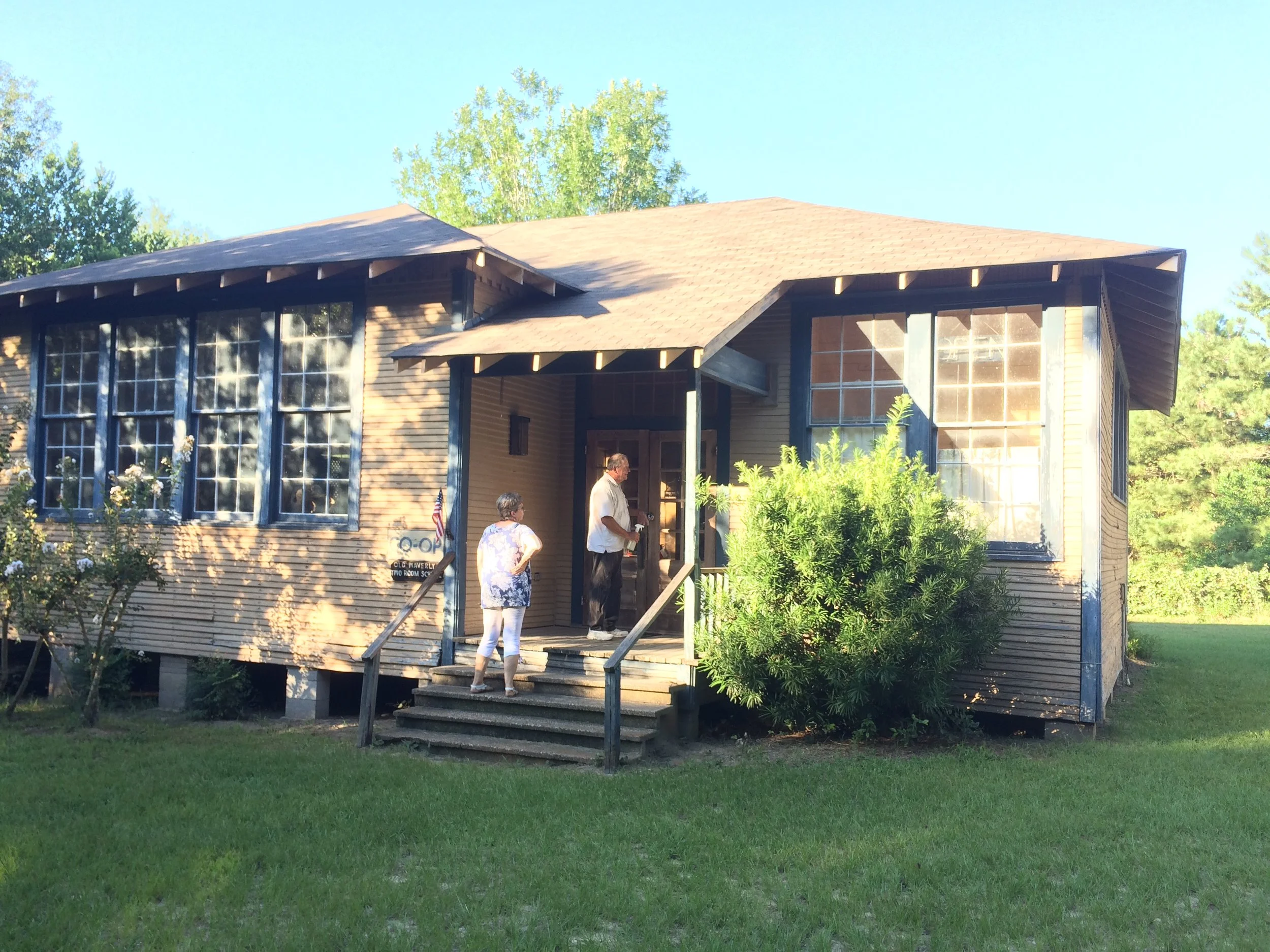 Summer 2017 at Rosenwald School in Coldspring, site of another Trinity River presentation.