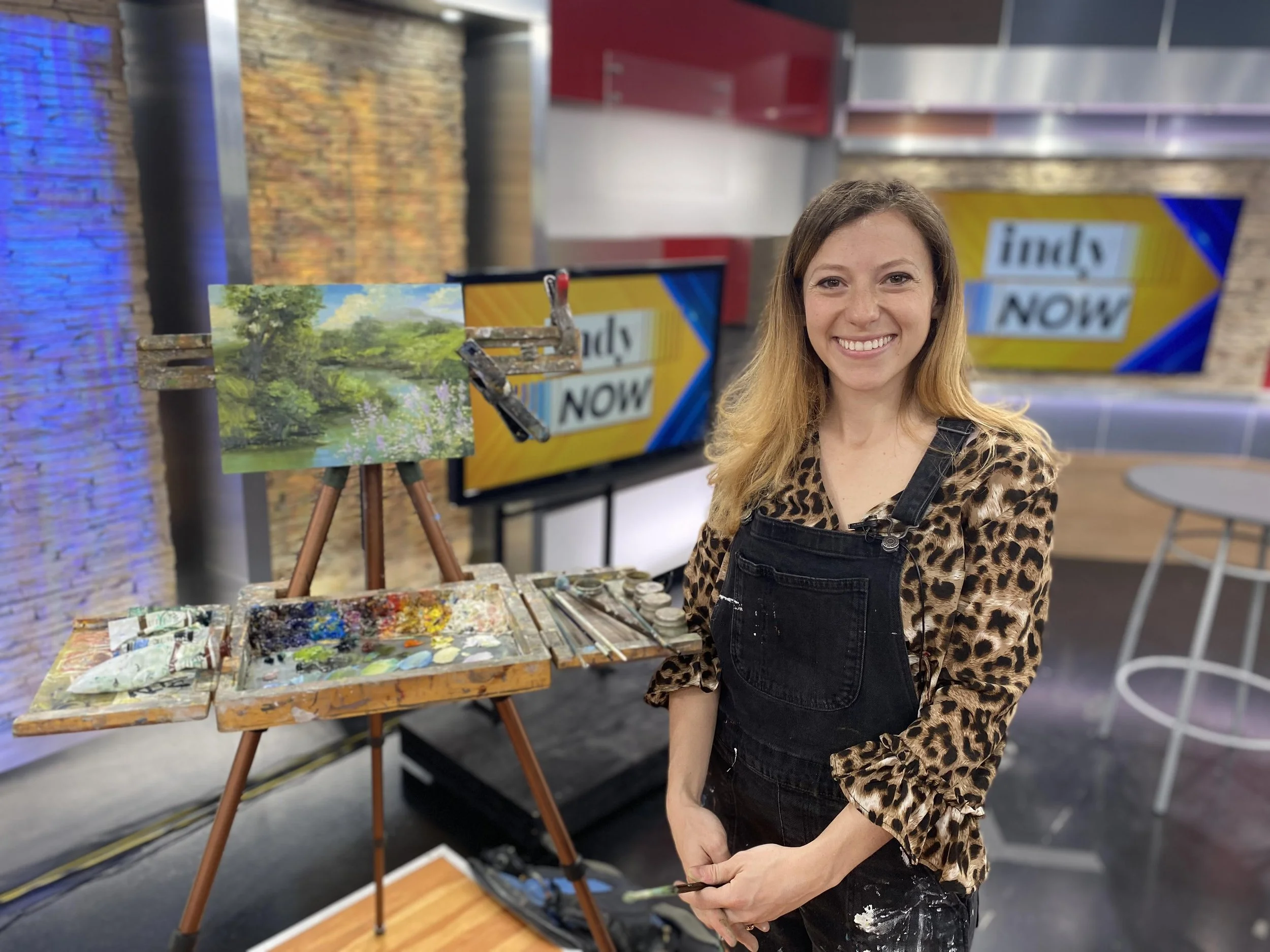 Painting Live on Indy Now