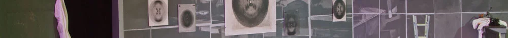“Within Planet Ant’s small black-box confines Jennifer Maiseloff has created a set which subtly conveys Hannah’s worlds. (Interesting that an agoraphobic has walls filled with paintings of steps and corridors leading to – Where?)” - Amy J. Parrent, Encore Michigan