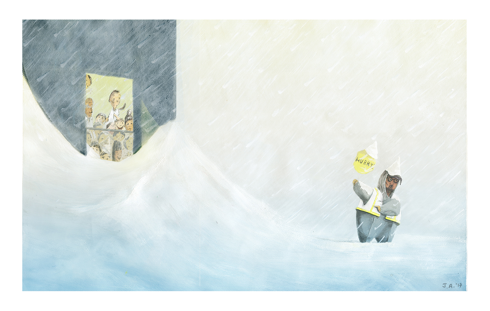 "School Blizzard", pesonal project