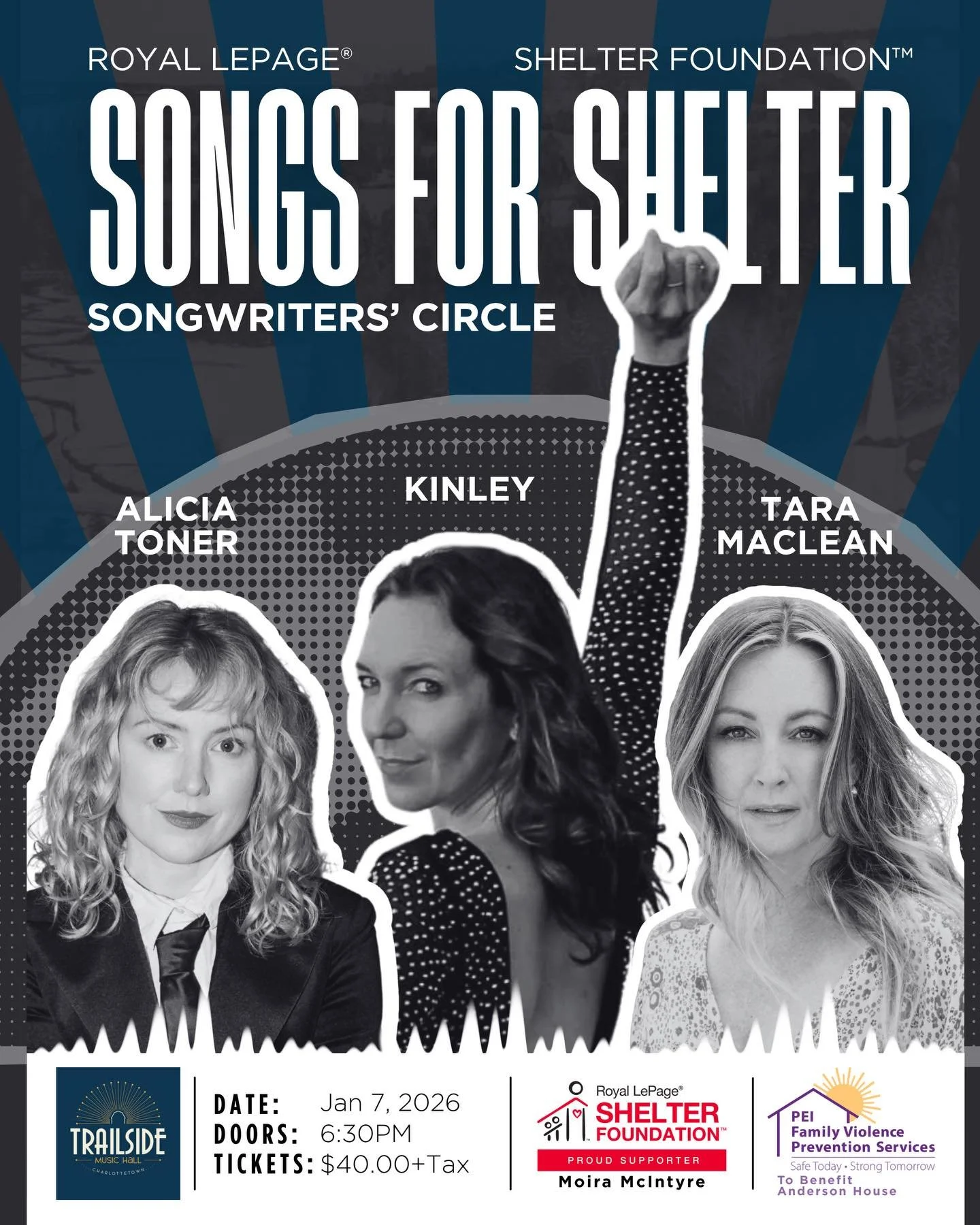 Need a Christmas gift? 🎁 Tickets to our show at @trailside on January 7th are the perfect idea! 💡 You&rsquo;ll be helping the community too as all the proceeds go towards Anderson House 🏡 which is an emergency shelter for women, trans, and non-bin