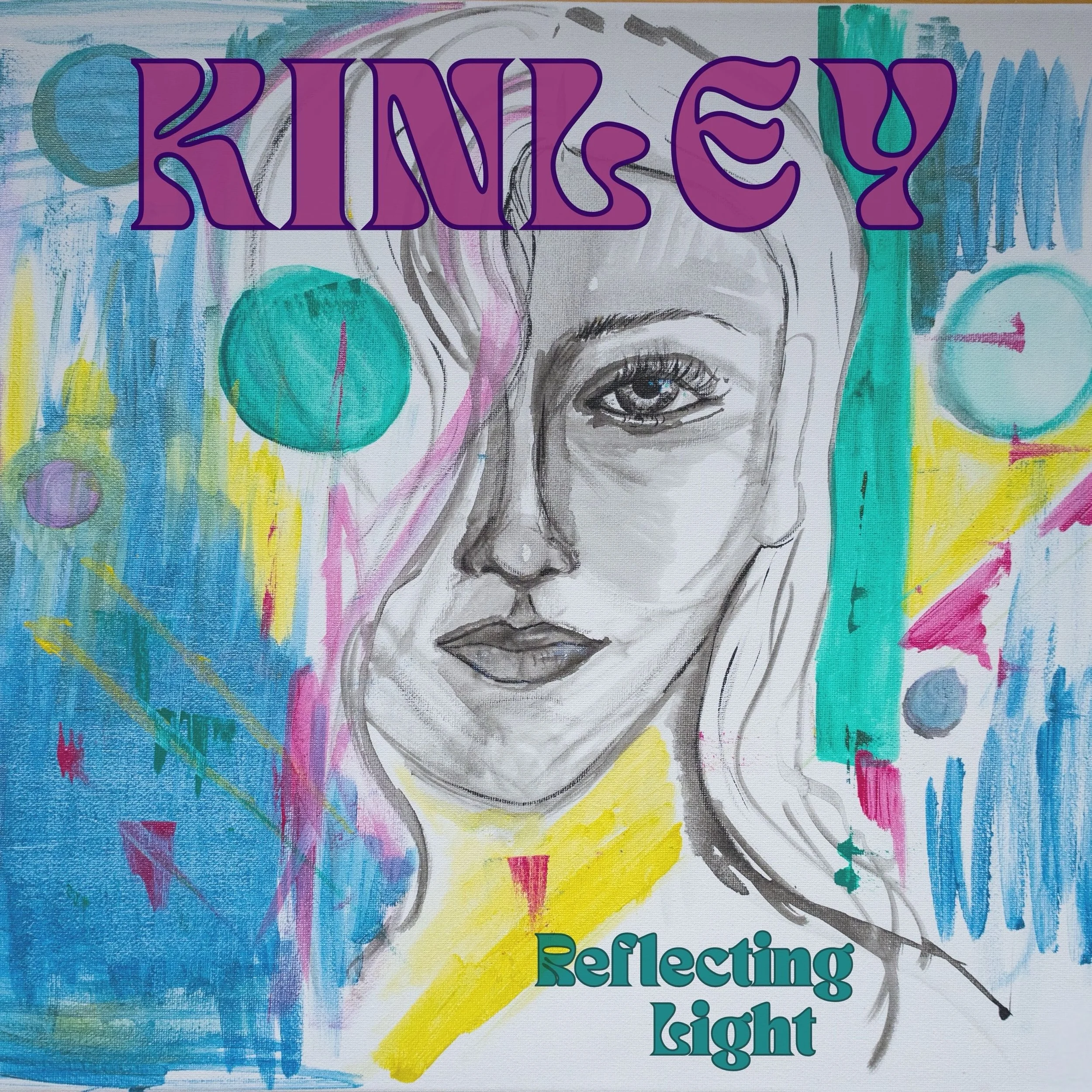 So happy to reveal my album cover for &lsquo;Reflecting Light&rsquo; 🪞🌅 🖼️ 
This gorgeous painting was made by my talented pal and past collaborator Raya Dawn Aziz aka Surraya aka sweet ray of sunshine! ☀️ @surrayray_ 

The painting was a gift fro