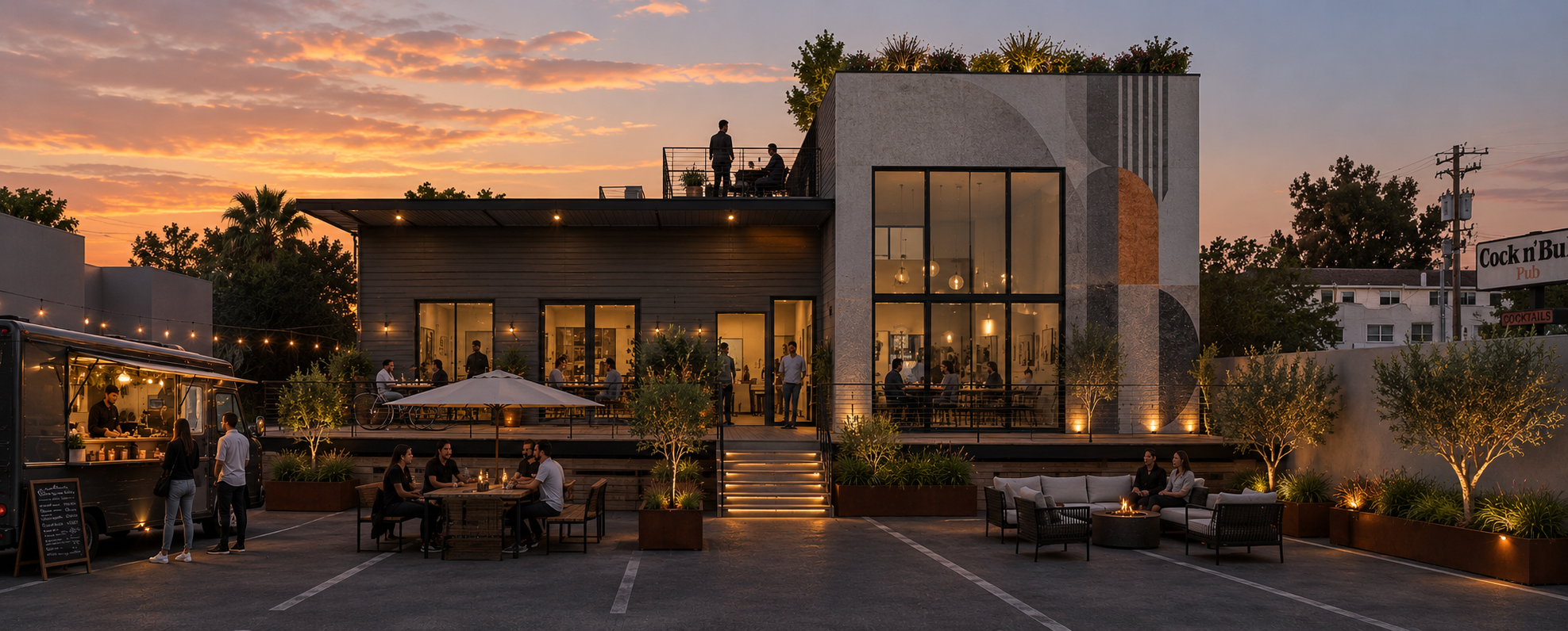 Golden-Hour Creative Courtyard Gathering.png