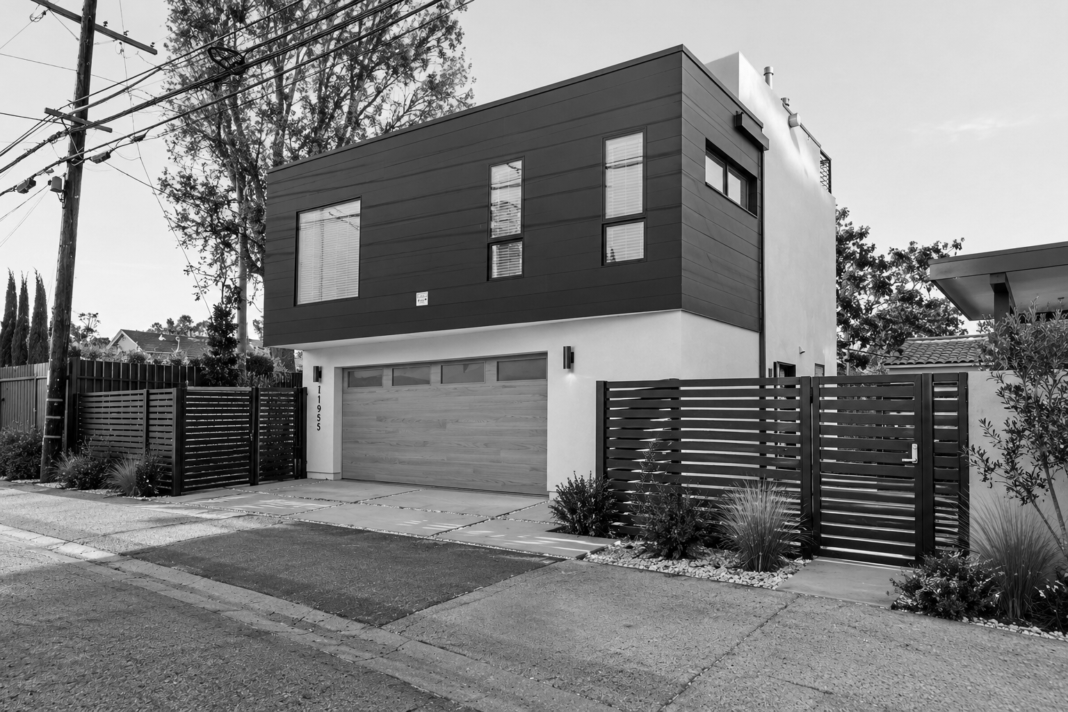 Modern Charcoal and White Alley House.png