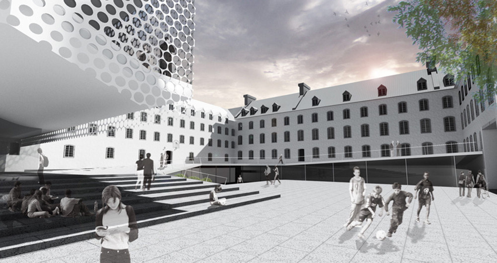NEW COURTYARD VIEW