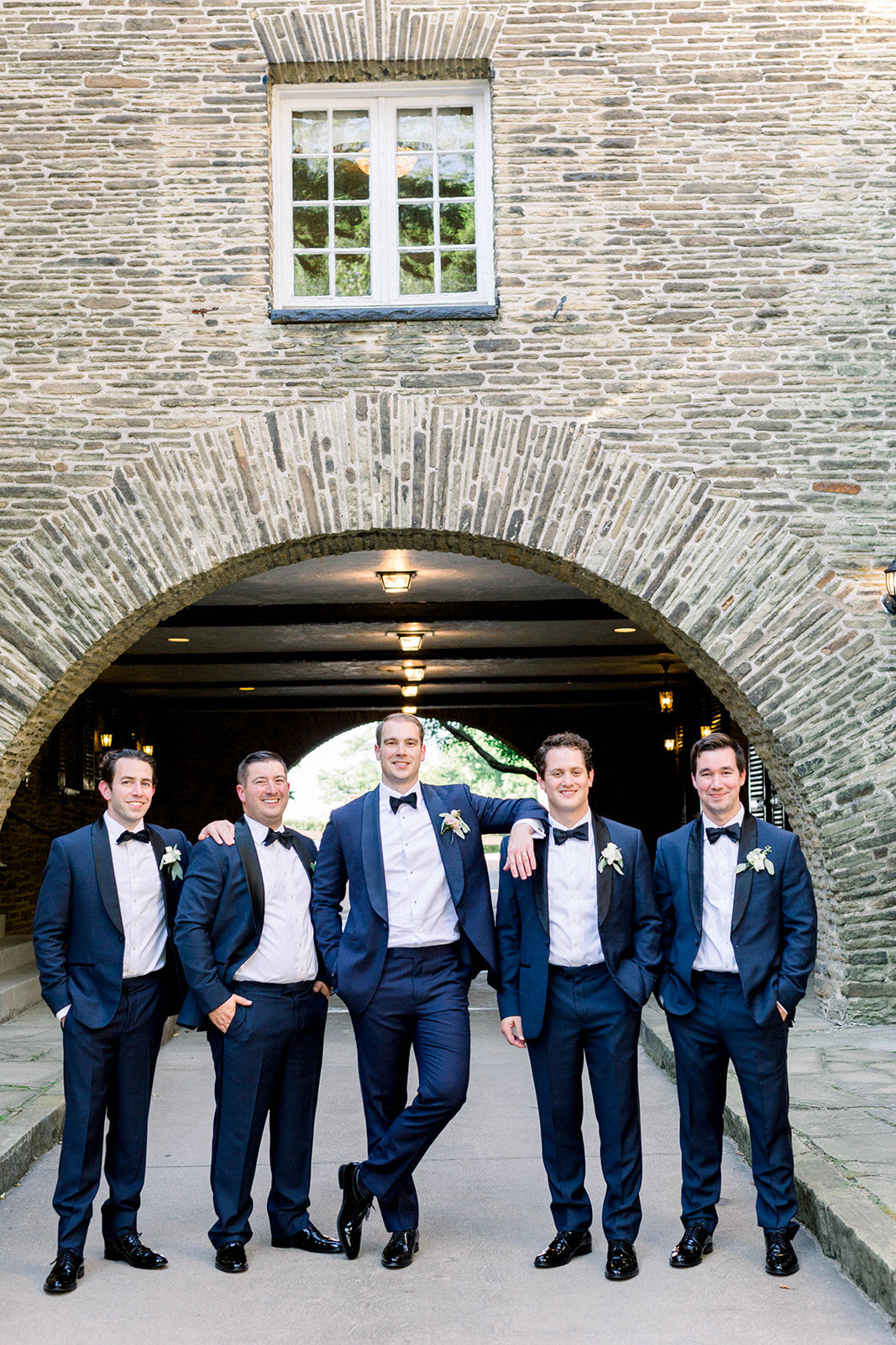 Groom with groomsmen: Longue Vue Club Wedding captured by Abbie Tyler Photography