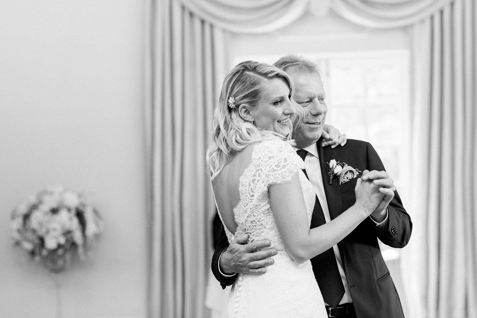 Father daughter wedding dance: Longue Vue Club Wedding captured by Abbie Tyler Photography