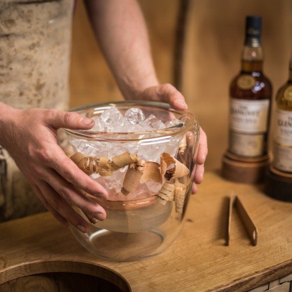 Michael Ruh for Sebastian Cox Glenlivet Nàdurra Drinks Trolley and Ice Bucket