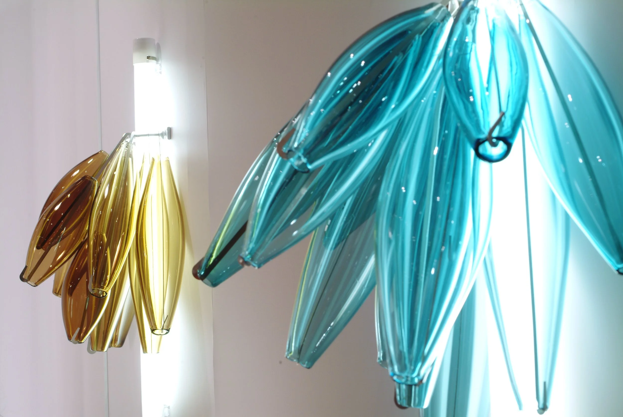 ▲ 'Squid' wall sconces for a private client in Miami