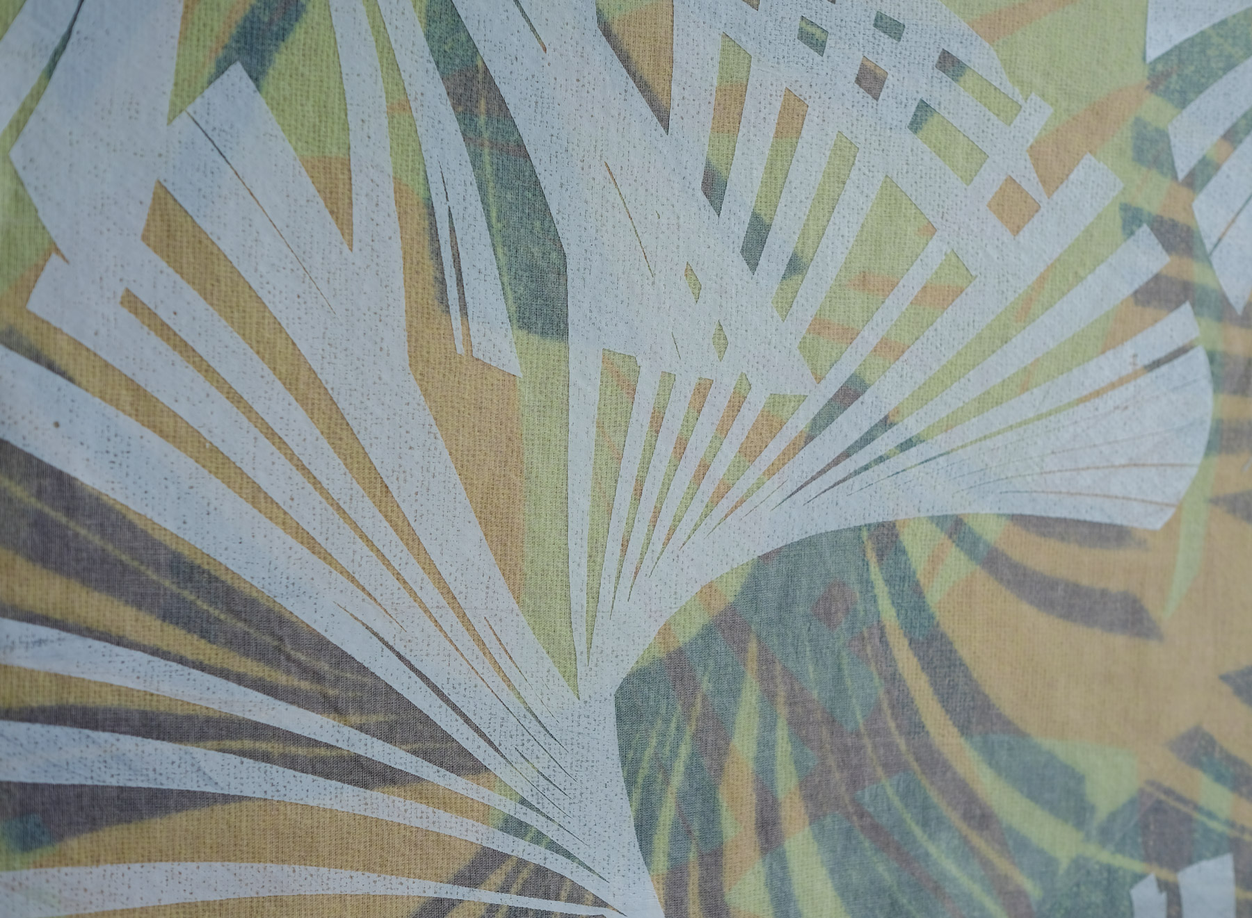 Bonded reactive and pigment print.