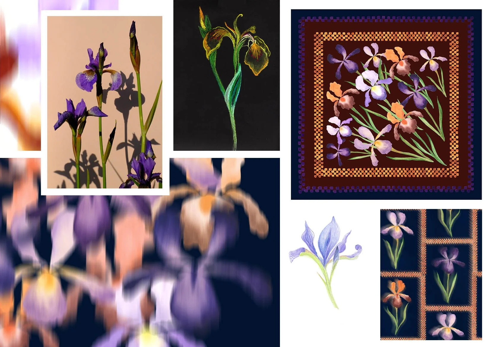 Iris Scarf Development Ideas 2025