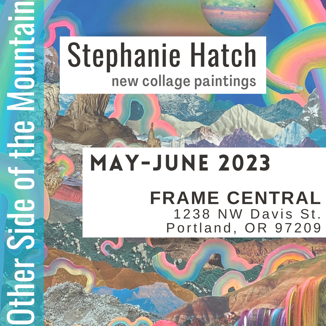 New collage paintings - Other Side of the Mountain