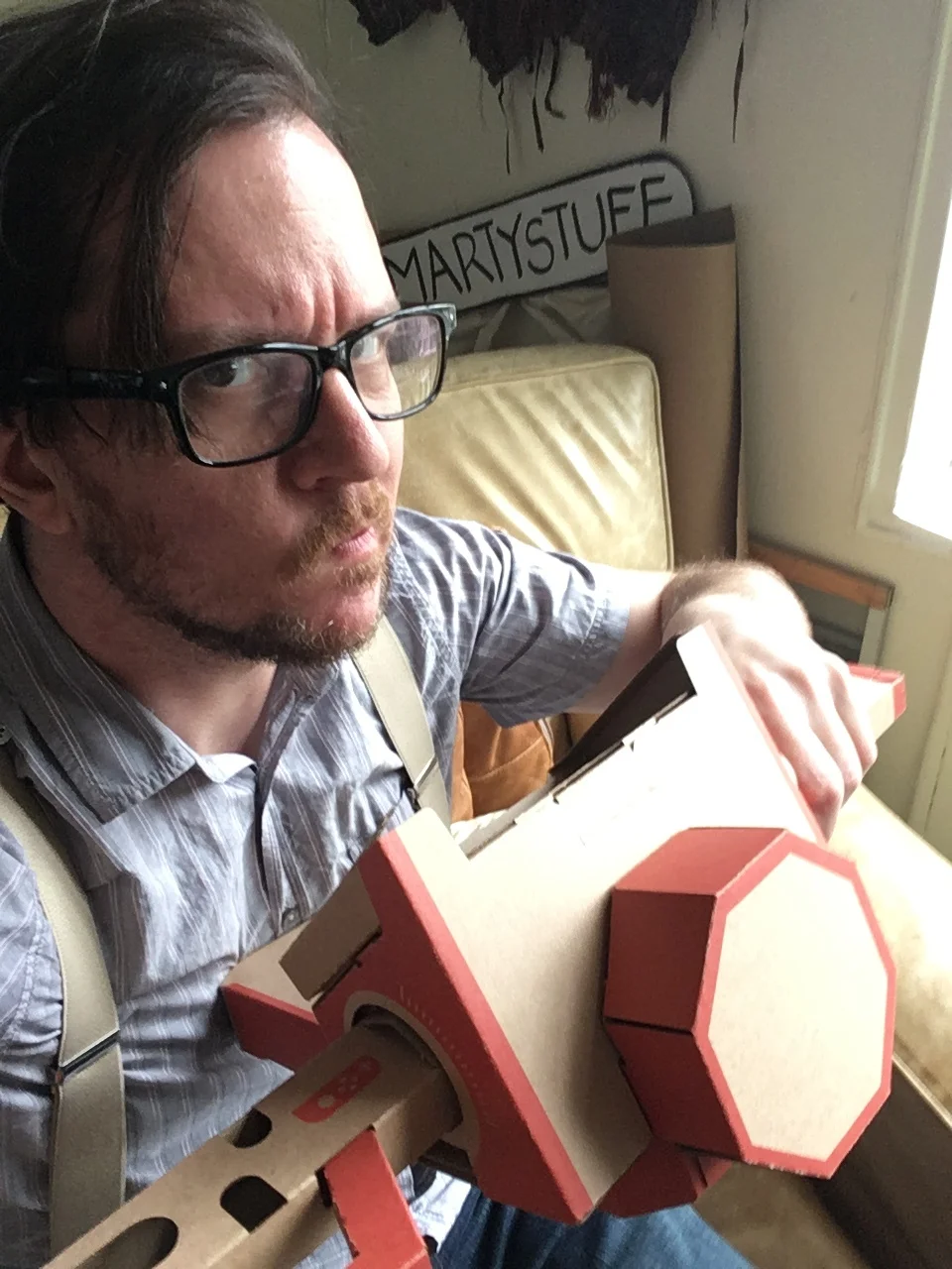 Me On A Podcast Talking About Nintendo Labo