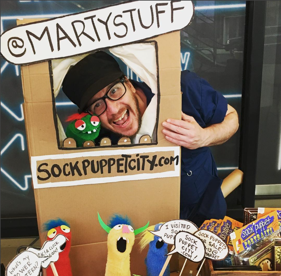 Surprise Sock Puppet City Pop Up This Saturday at Northside Fest