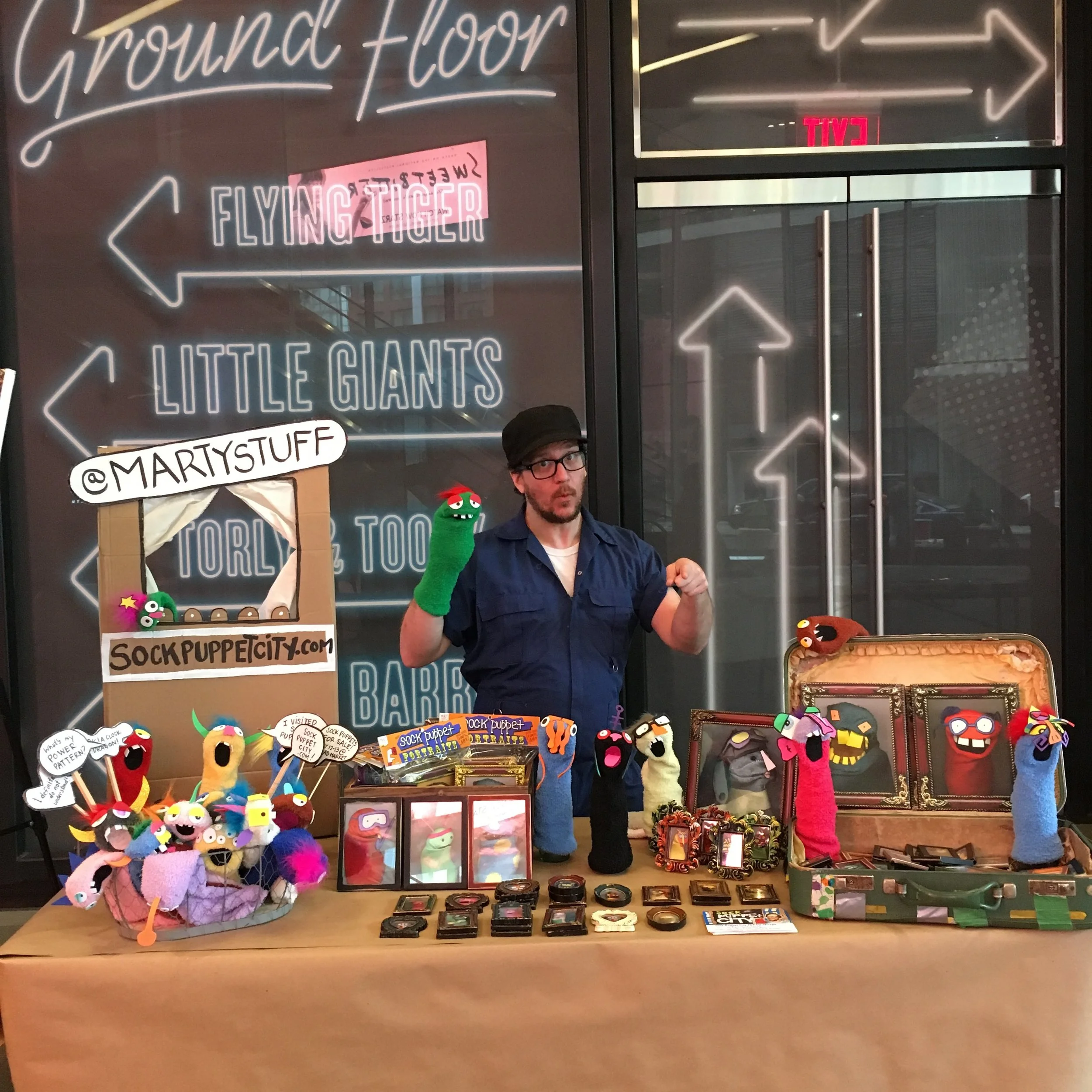 Dec 15/16, Sock Puppet City at City Point!