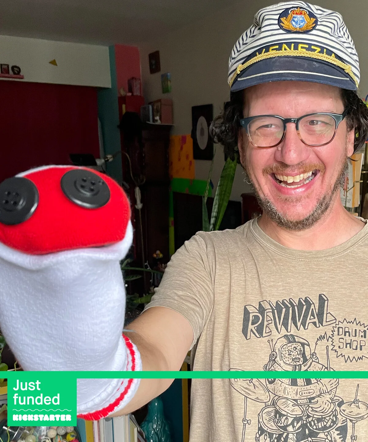 Return of the Sock Puppet Portraits Kickstarter is a success!