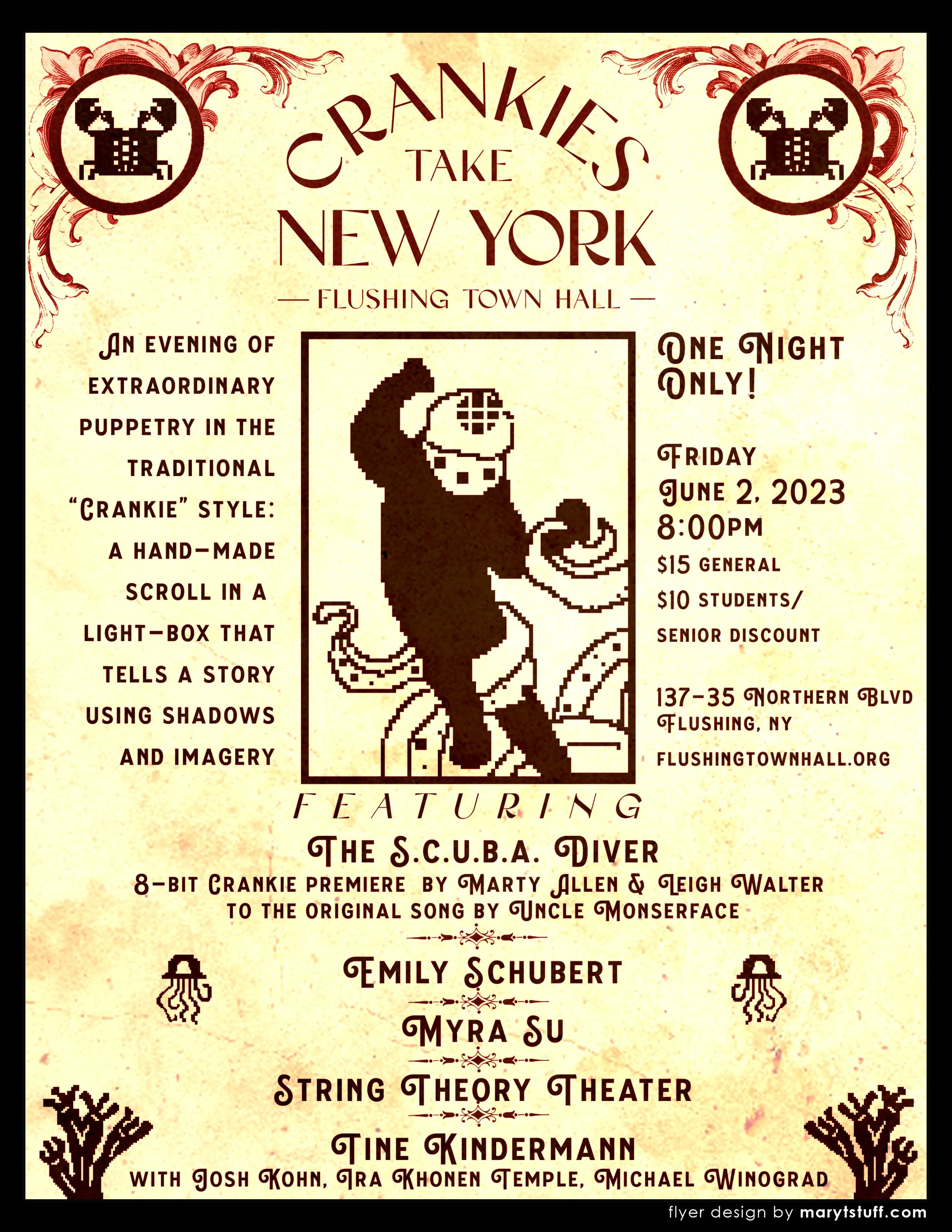 New Work in 'Crankies Take New York,' June 2!