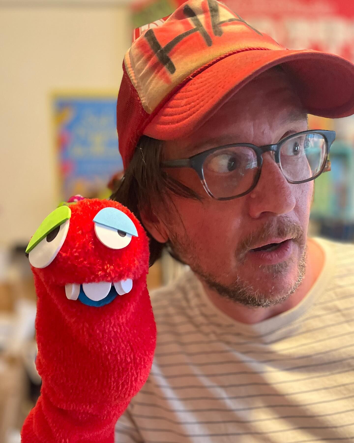 WORMIE WEEK wiggles forward with the introduction of TOMA-TONY the Red WORMIE! TOMA-TONY, like all red Wormies, loves to sing. Tony specializes in songs about sandwiches (he&rsquo;s currently working on a concept album about rye bread). 

You can get