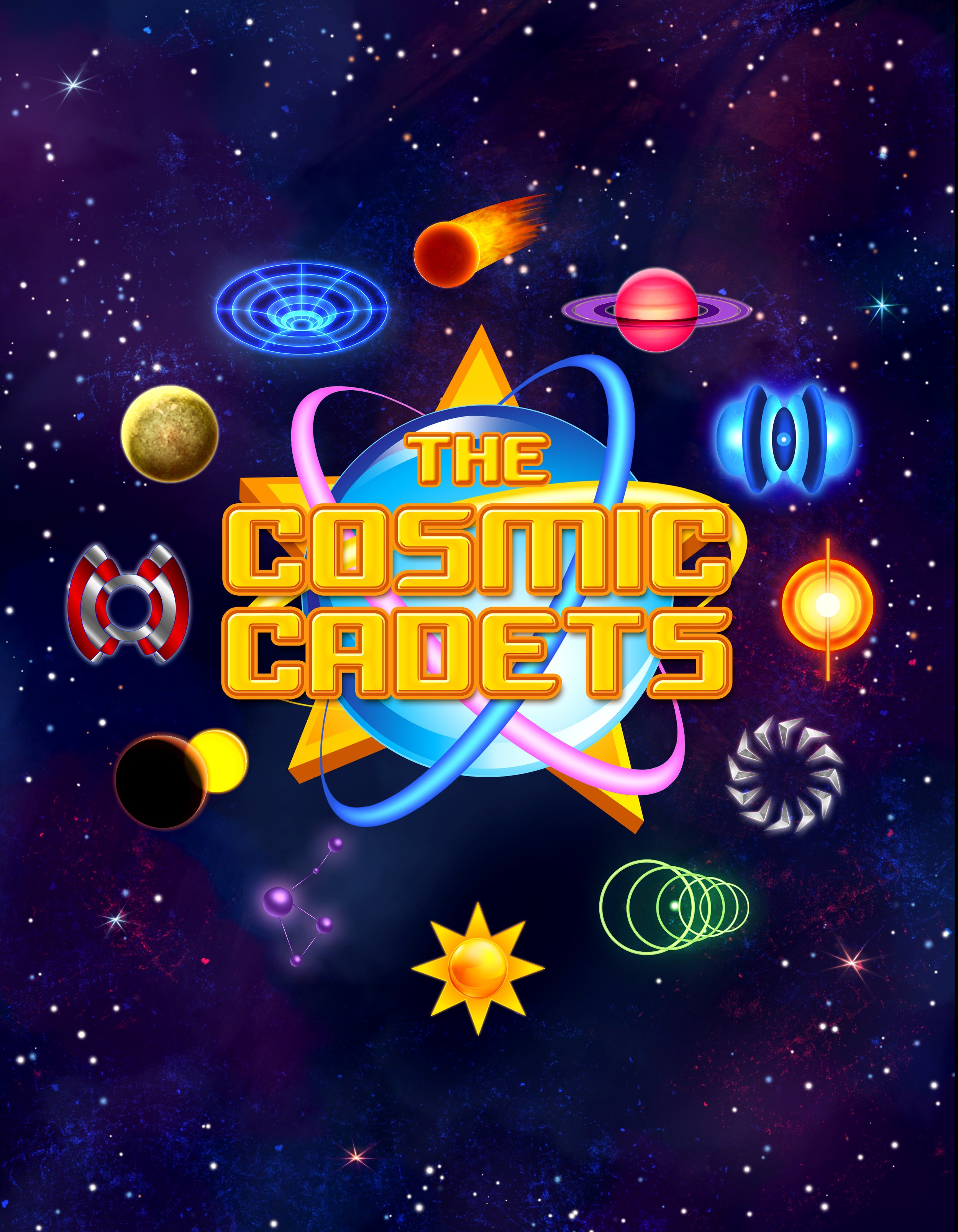 The Cosmic Cadets is an IP created by Jason Vandewalle. Marty has worked extensively for this IP with art direction and supplemental layouts. Above is a cover page with final illustrations by InfeHnite Design, with art direction and concepts by Mart