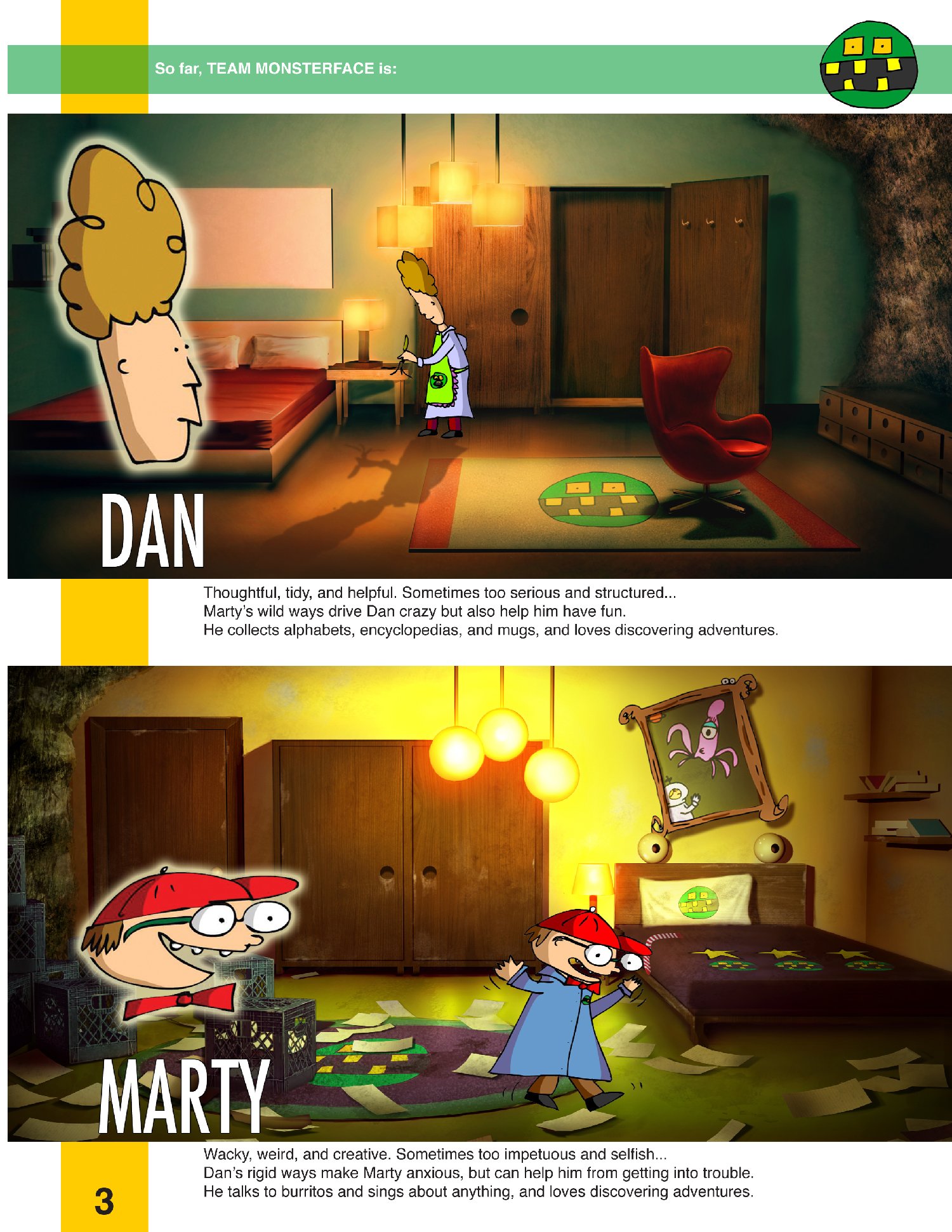 Marty's design has often been used in the creation of pitch documents for major organizations such as Nickelodeon , Comedy Central , and Hasbro .