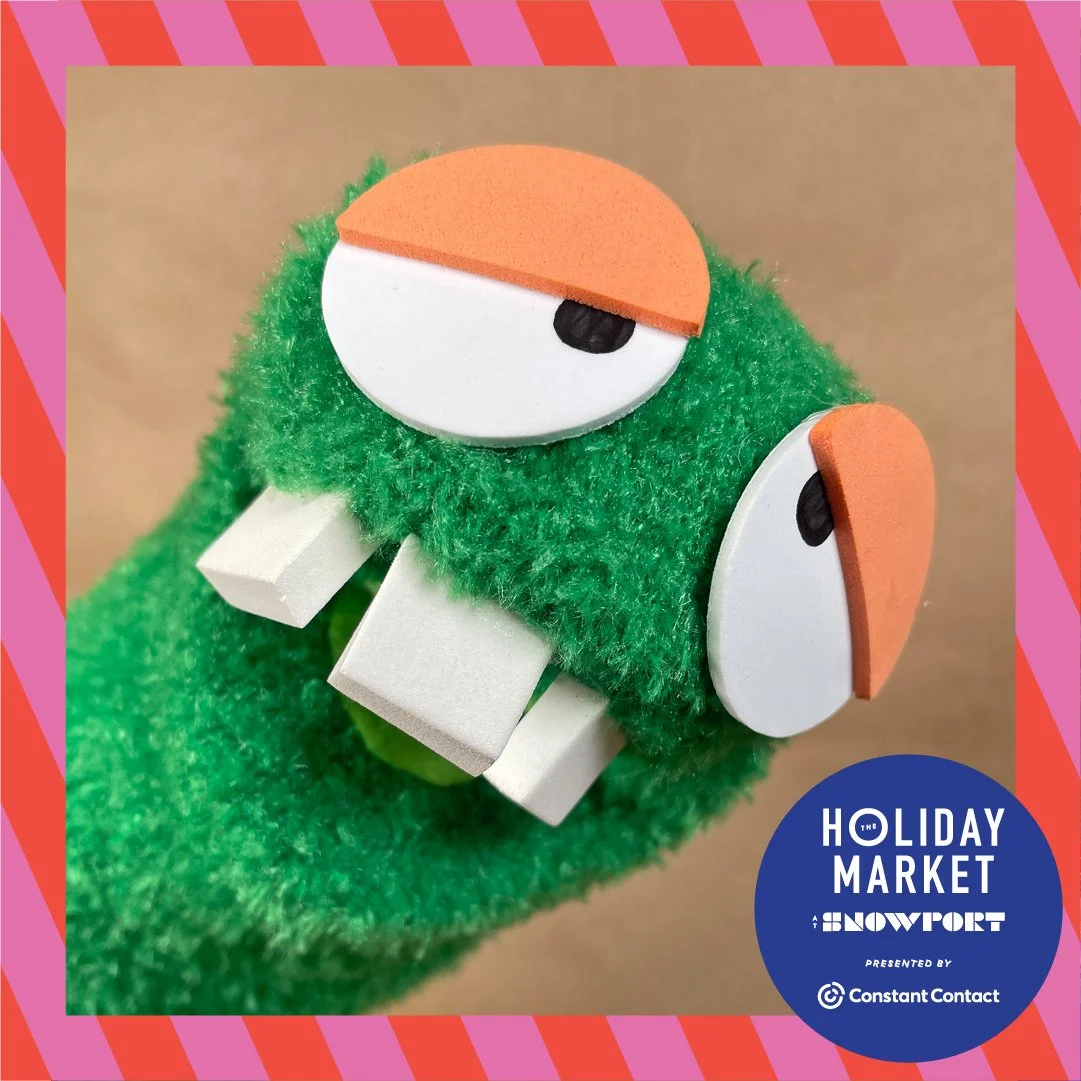 Sock Puppet City at the Seaport Snowport in Boston Nov 8 - Dec 29!