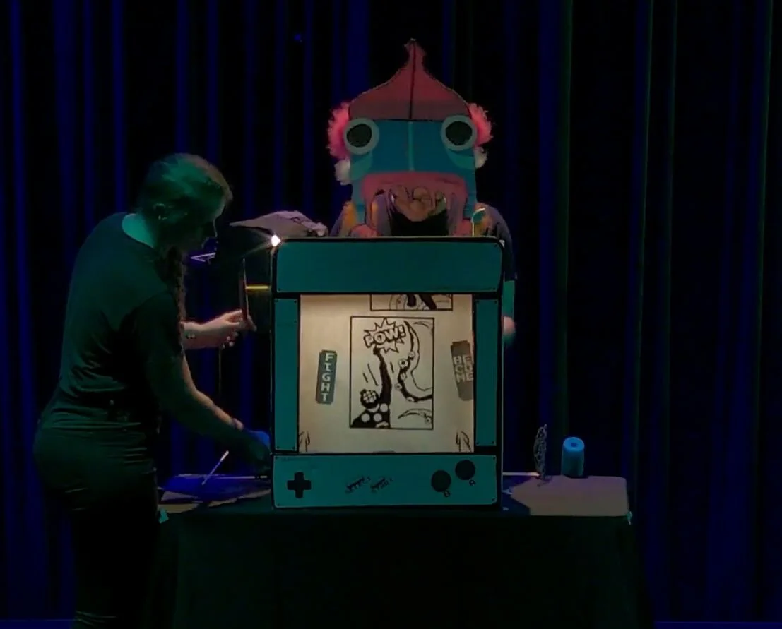 THIS SATURDAY! S.C.U.B.A. Diver Crankie at A La Dada! We&rsquo;re so excited to have an opportunity to share Uncle Monsterface&rsquo;s S.C.U.B.A. Diver Crankie puppetry piece !

We&rsquo;re joyfully part of an evening of top of their game who-knows-w