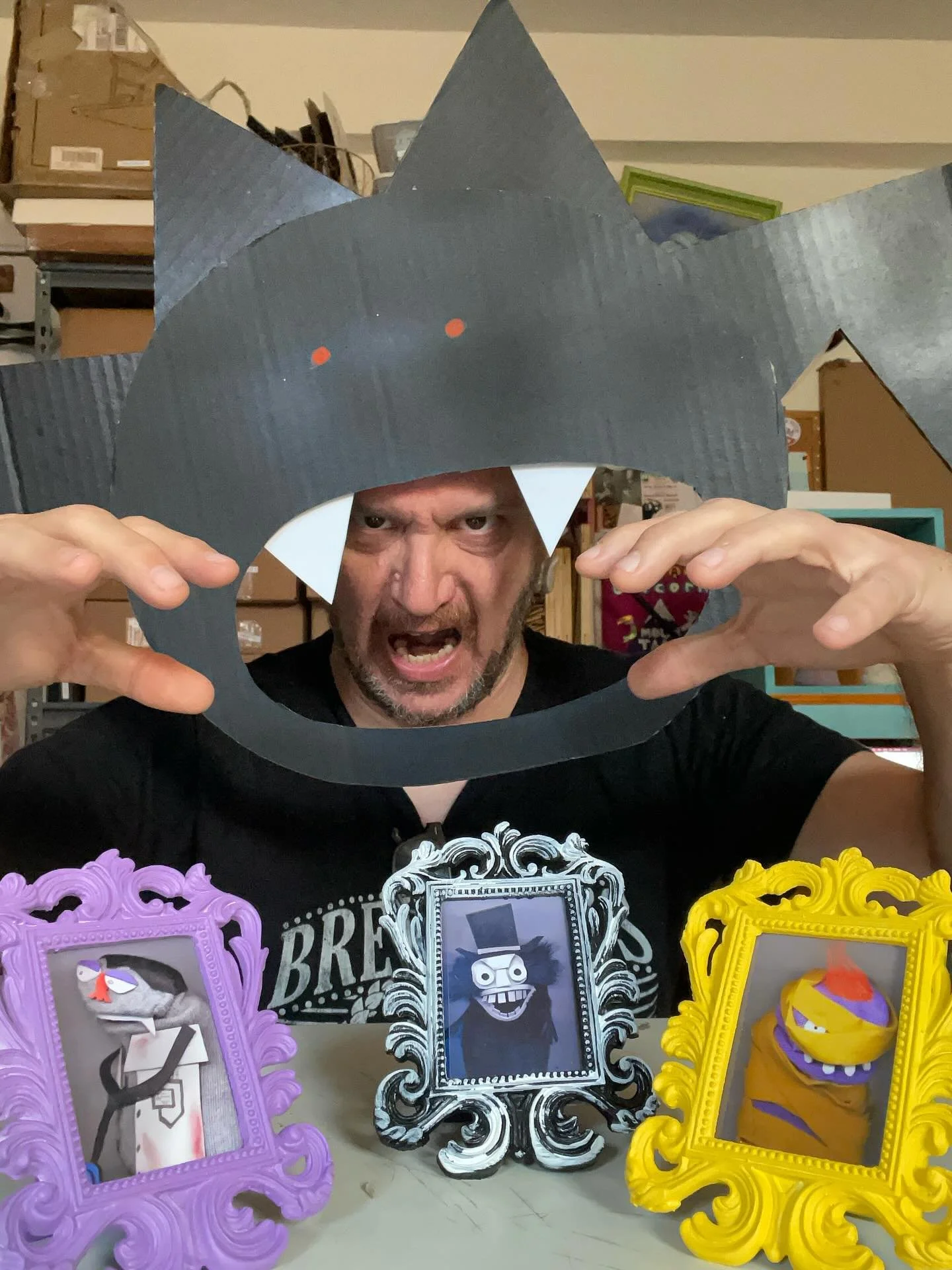 It&rsquo;s The Spooky Trio of Sock Puppet Portraits! Terror awaits! Fulfill your ultimate spooky desires and bring home our three new sock puppet portraits just in time for the Halloween season. 

Featuring Dr. Vampire, Big Tony Imhotep, and world pr