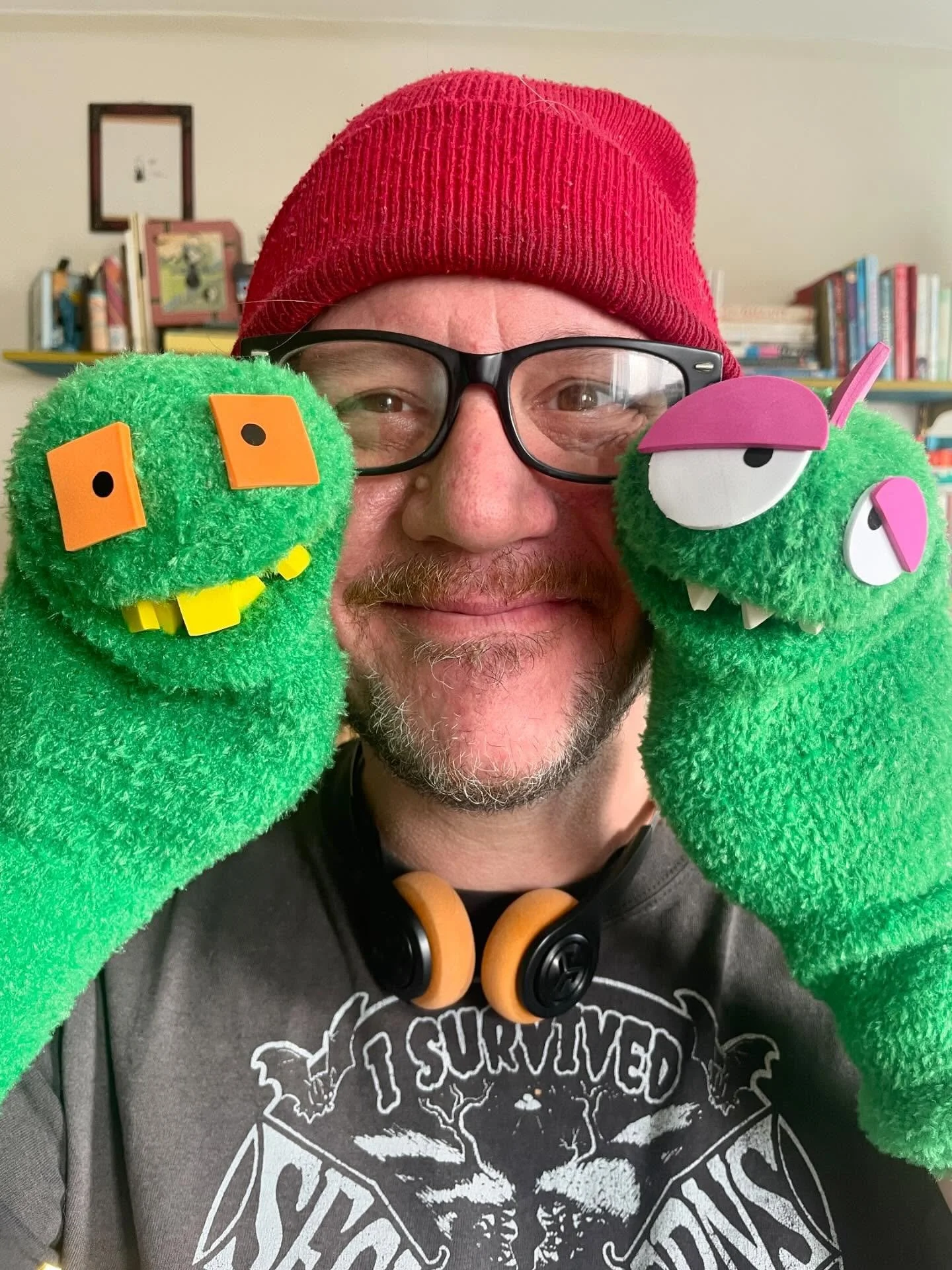 Jellybean the Dino-bud and Uncle Monsterface sock puppets are moving on! We salute their service as we make way for some newwww characters. Grab these two while you can, we won&rsquo;t be making any more in 2026.

New friends soon announcements incom