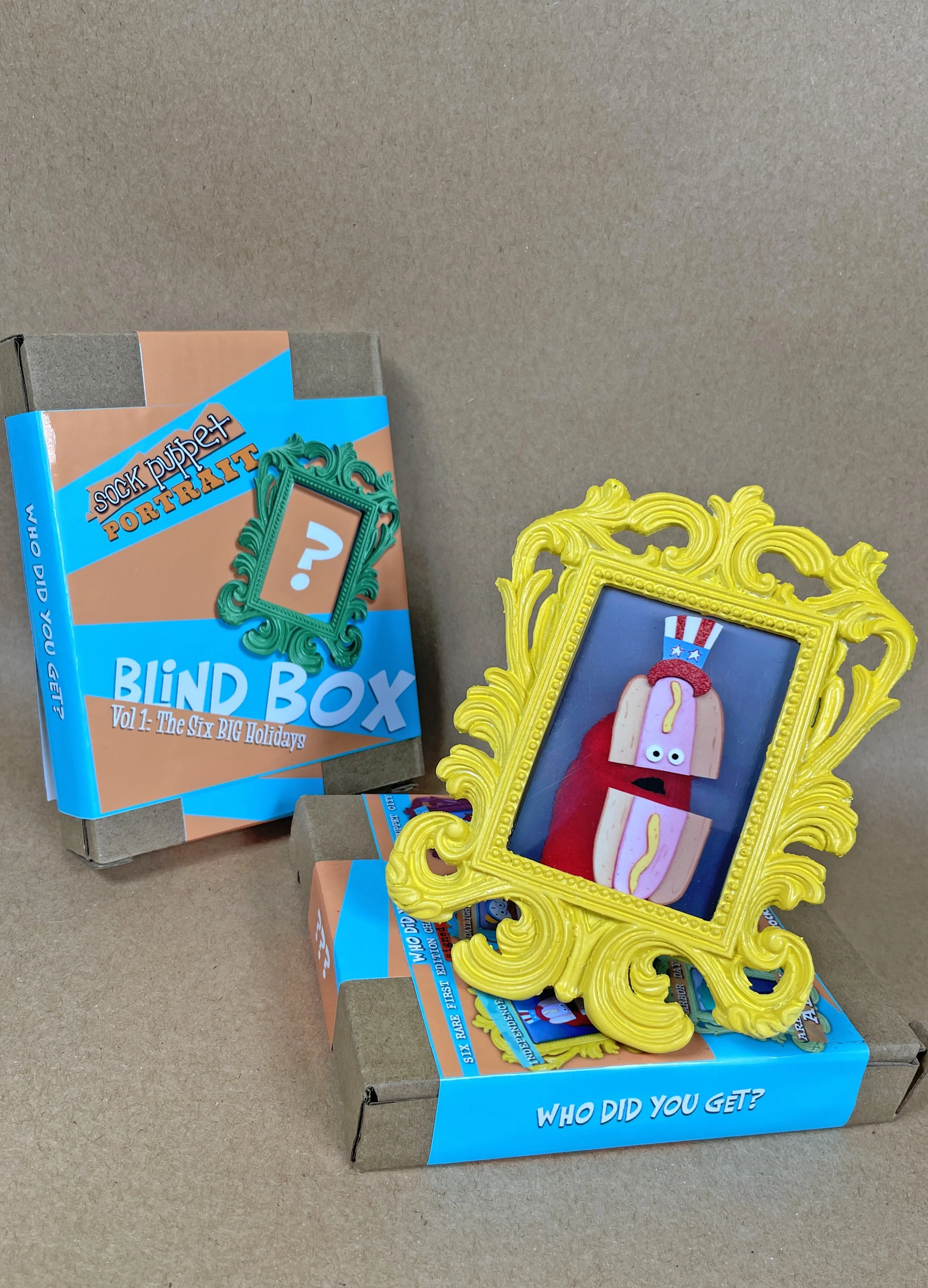 Six Big Holiday Blind Box Sock Puppet Portrait Series Is Here!