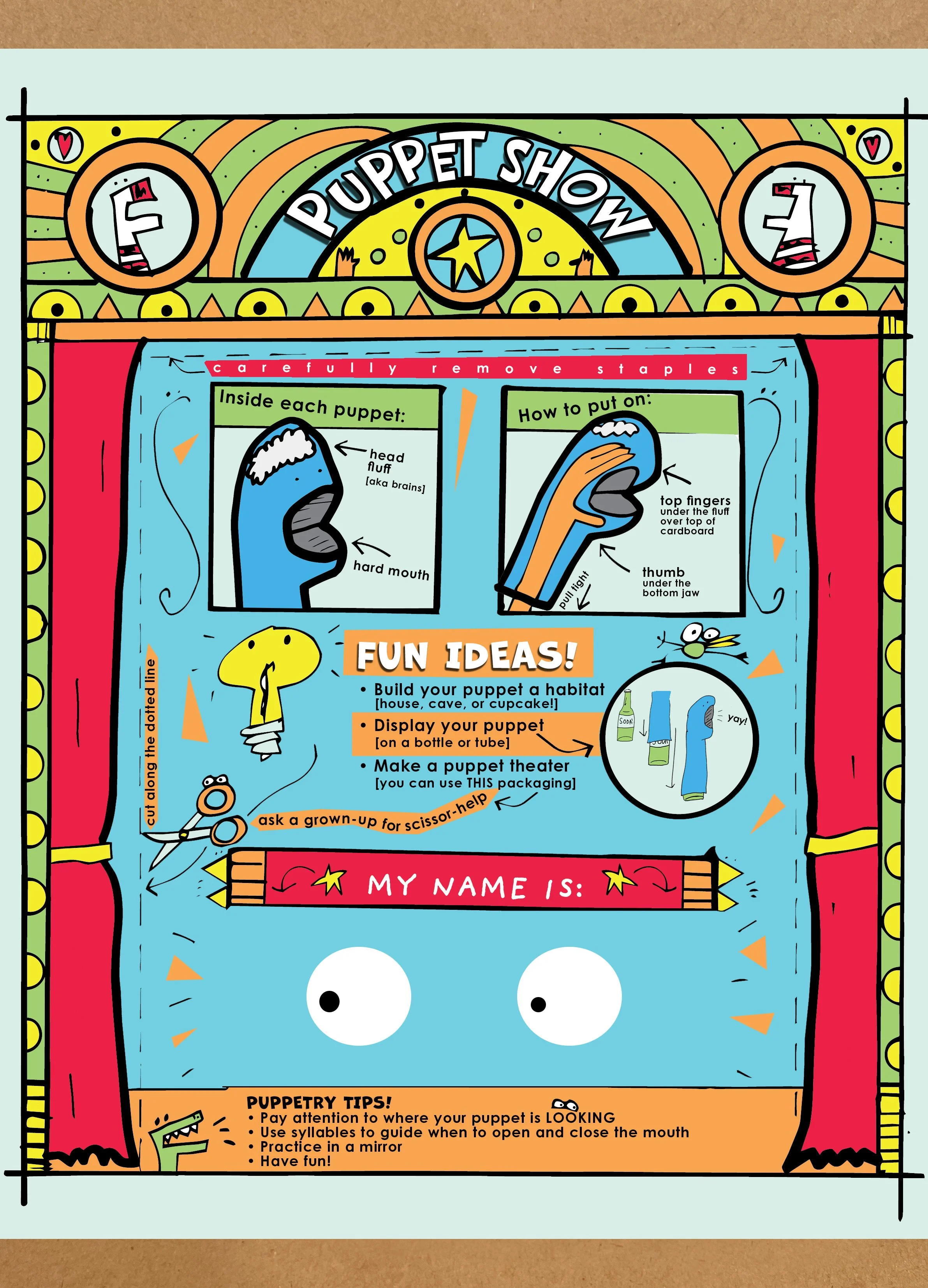 The puppets have new packaging!