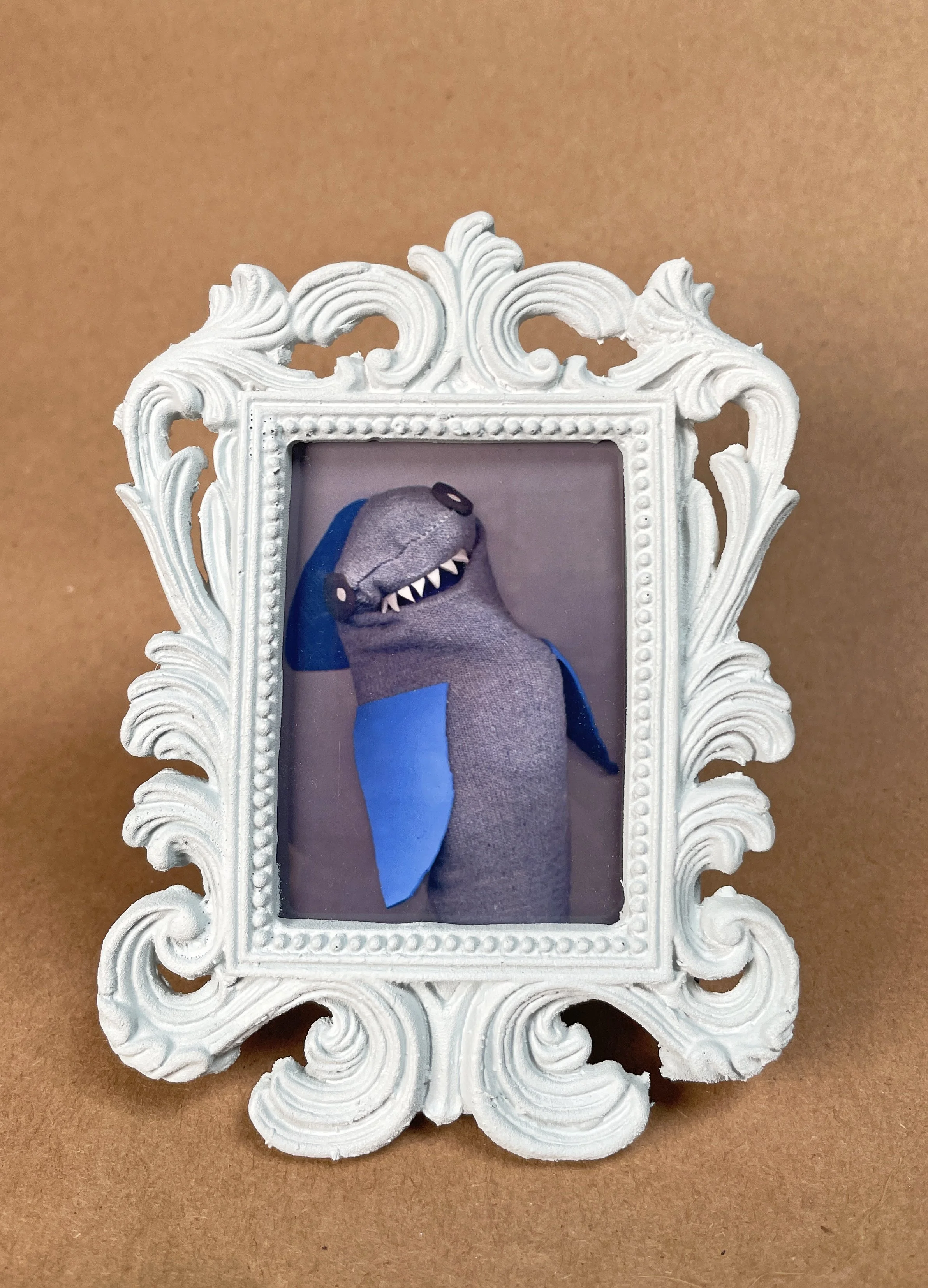 Ed the Shark Sock Puppet Portrait is here!