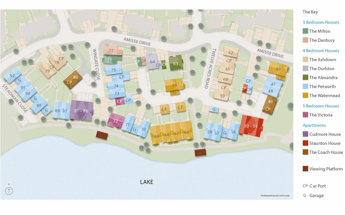 Location of plot 88 - Petworth Show House for sale