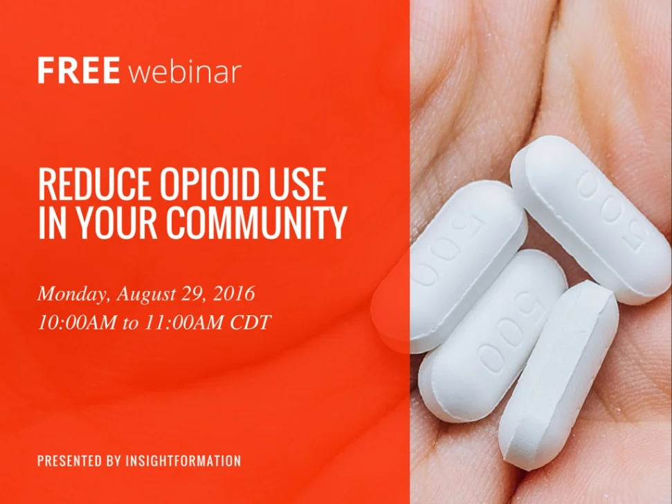 Managing a Multi-faceted Plan to Reduce Opioid Abuse in Your Community