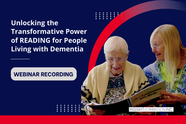 Post-Webinar - Transformative Power of READING for People living with ...