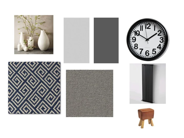 MOOD BOARD for stairs & hallway.