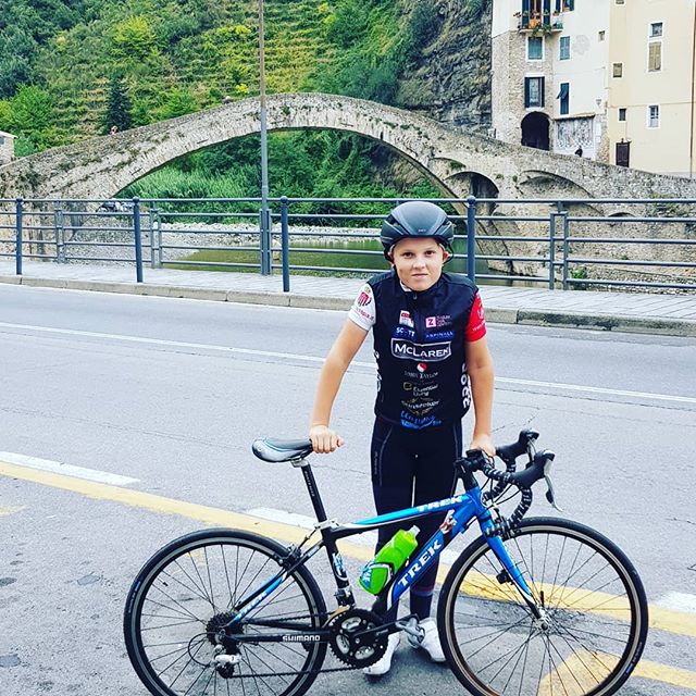 Patrick's 1st run up to Dolceacqua .Well done buddy.Already aiming to be the youngest ever COCC to do St Tropez - Monaco 2019 !!!!