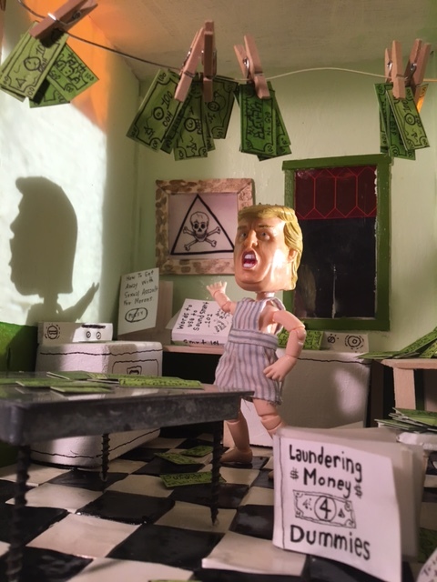 Ollie Gee Laundering Money for Dummies , 2016 8"x10"