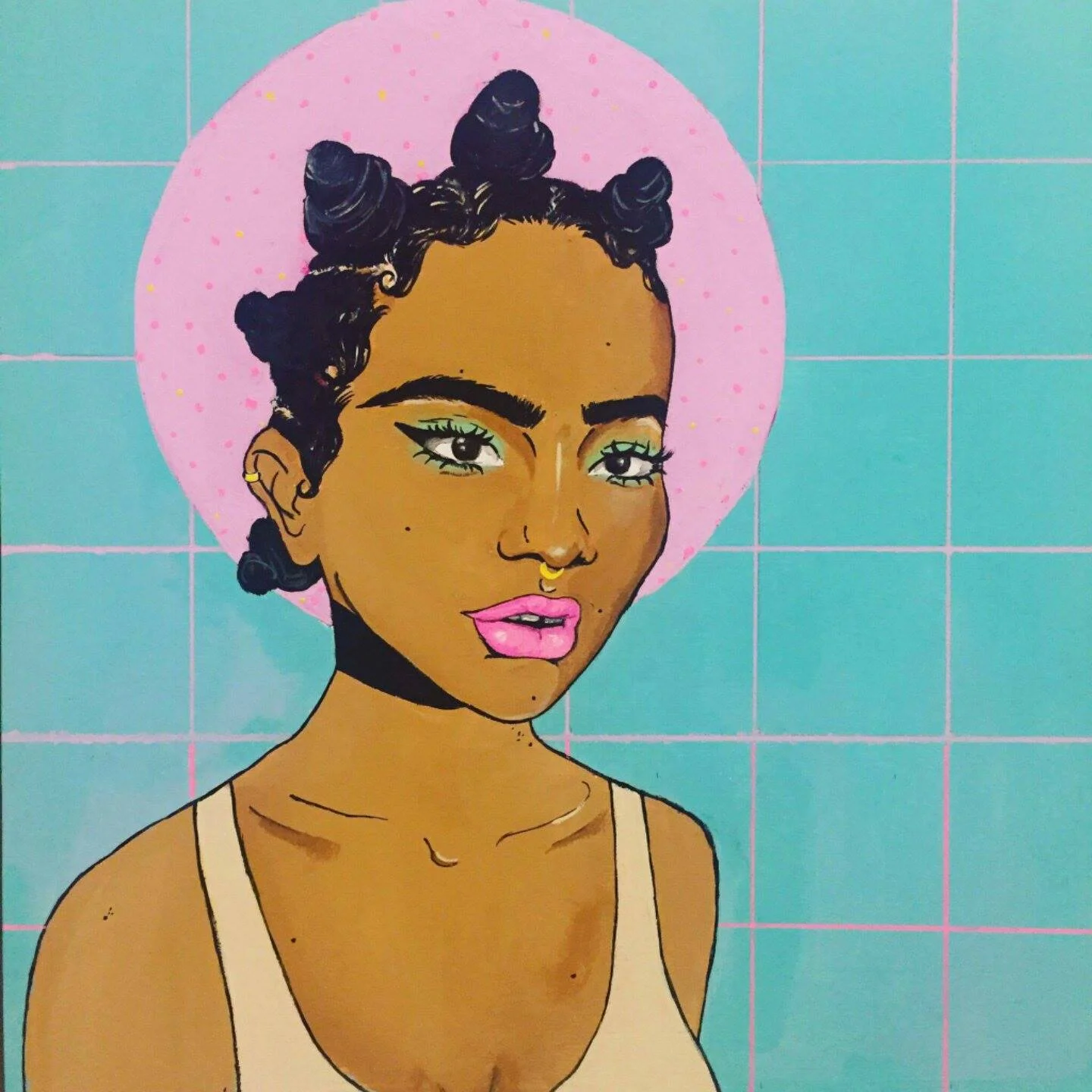 Ari Brielle Knots , 2016 12"x12"