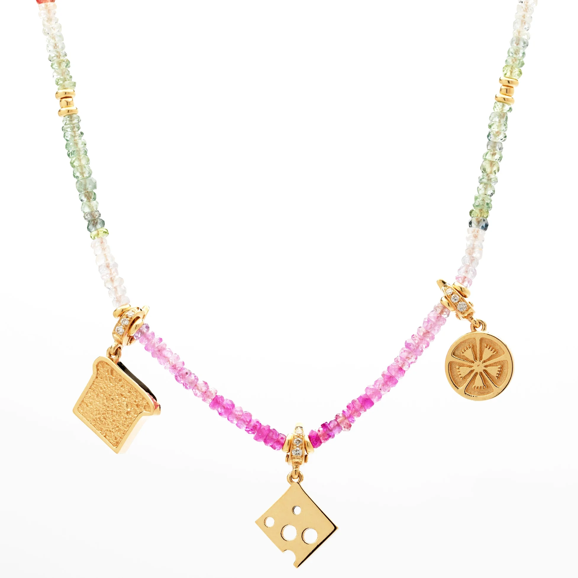 Multicolor Delicious Sapphire Necklace