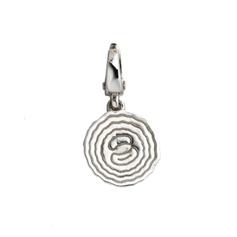 Delicious Onion Silver Charm