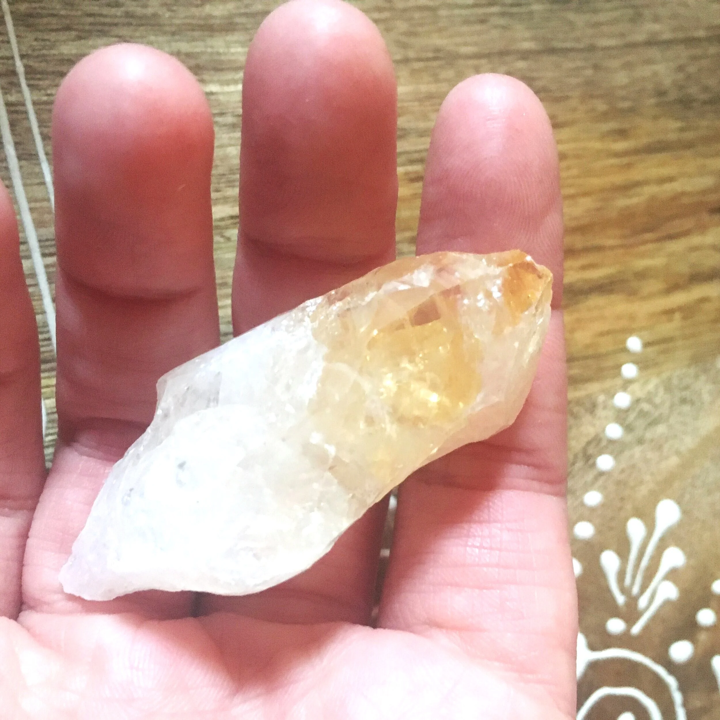 Raw Citrine Chunk #4