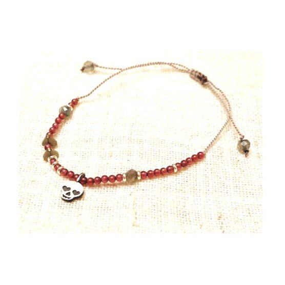 Skull Lust Silk Bracelet 