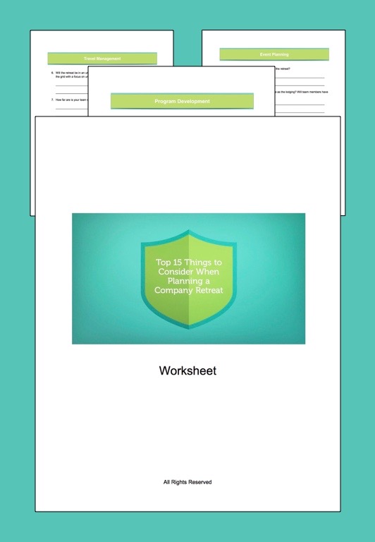 Company Retreat Planning Workbook