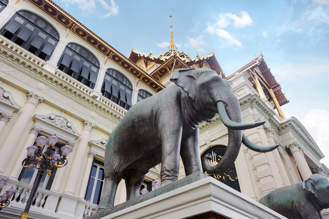 Elephants are an important part of Thai culture and architecture.