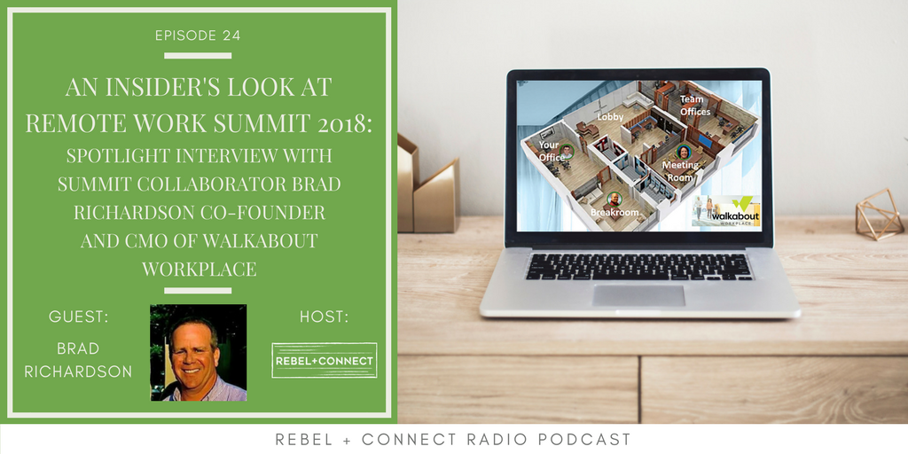 Brad Richardson Co-Founder and CMO of Walkabout Workplace talks about what to expect from his session at the Remote Work Summit 2018 !