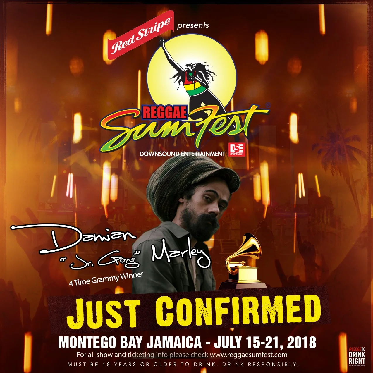 Damian Marley montego bay reggae sumfest jamaica