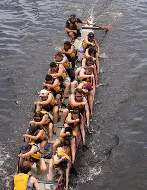 Dragon Boat Racing with the Bamboo Circle