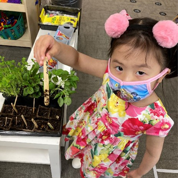 Preschoolers Learn to Garden