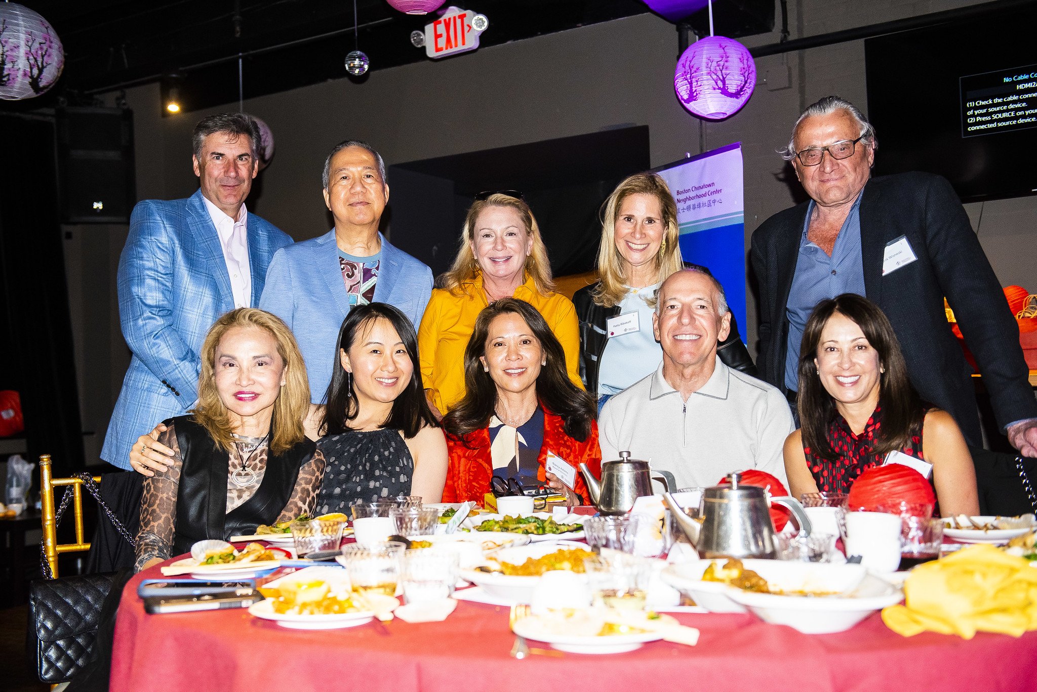 Board member Nancy Wang Adams, Ambassador Millie Liu, and guests